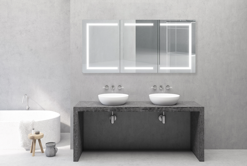 Europa III Lighted Bathroom Cabinet Vanity Mirror