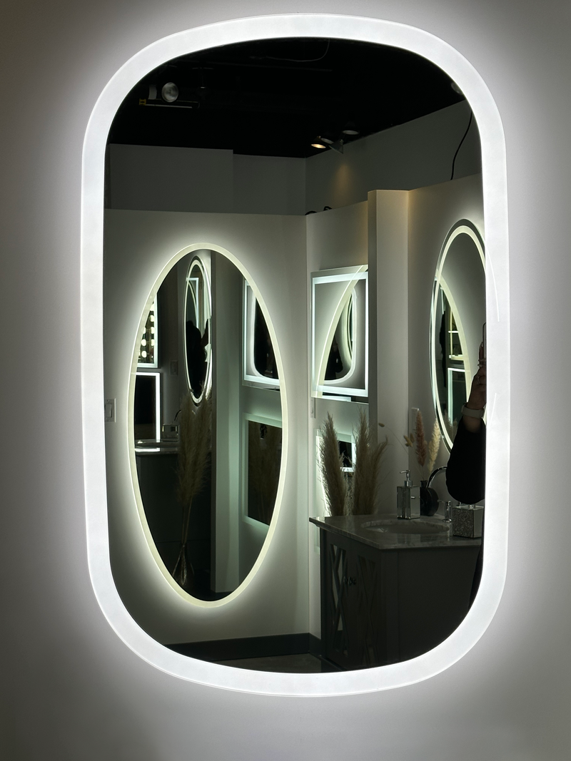 Meridian Lighted Bathroom Vanity Mirror