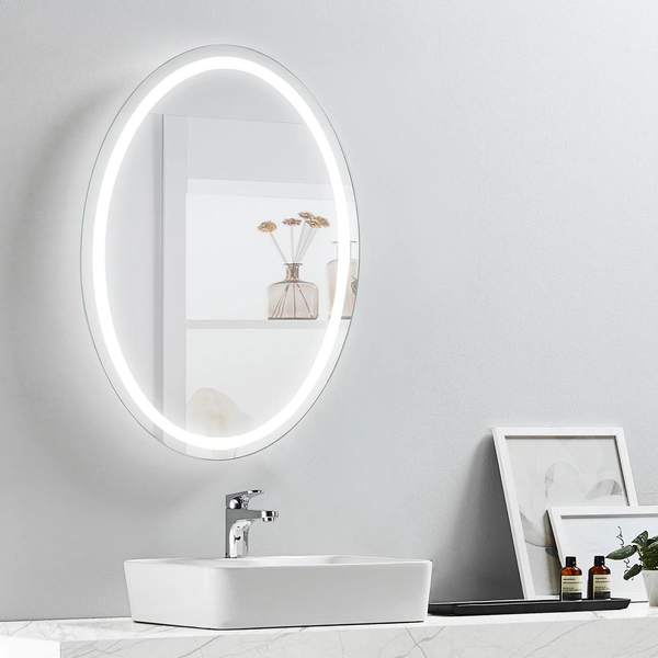 the Venus Oval Lighted Bathroom Vanity Mirror – Modern Mirrors