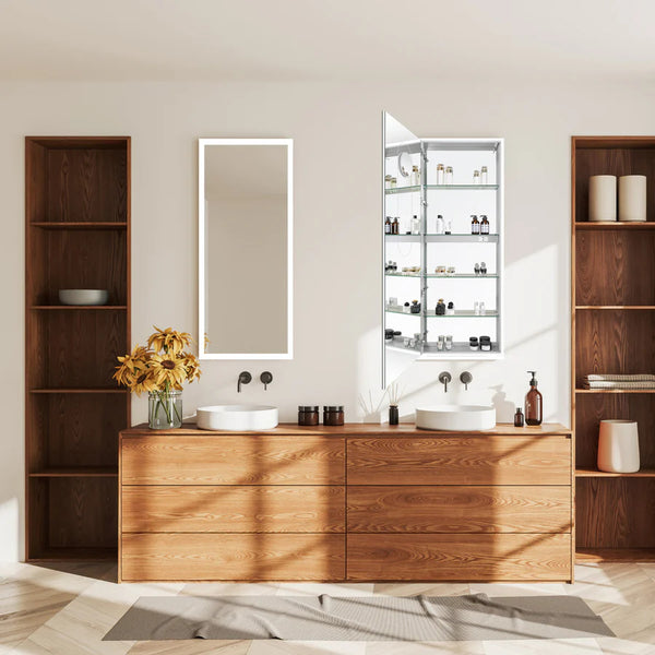 The Atlas Illuminated Cabinet Vanity Mirror – Modern Mirrors