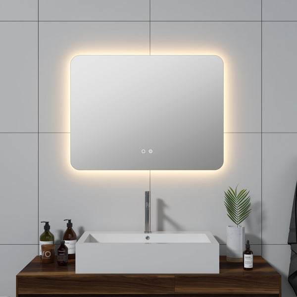 Cassiopeia Rounded Corners Illuminated Vanity Mirror