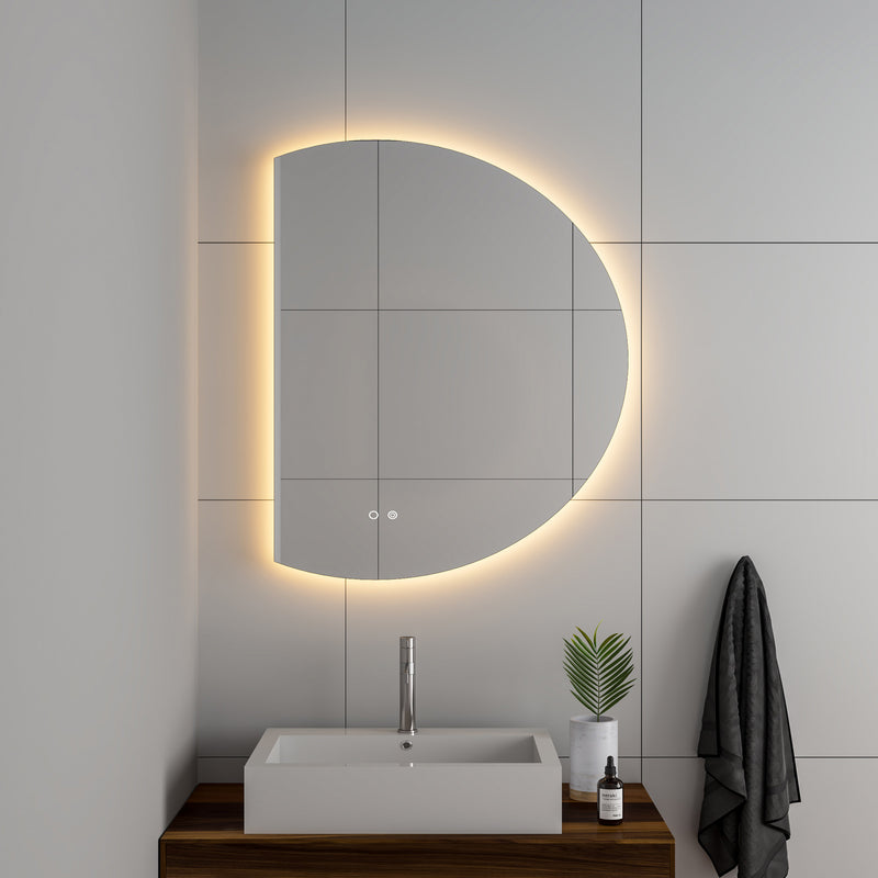 Cassiopeia Half Round Illuminated Vanity Mirror