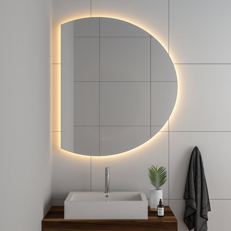 Cassiopeia Half Round Illuminated Vanity Mirror