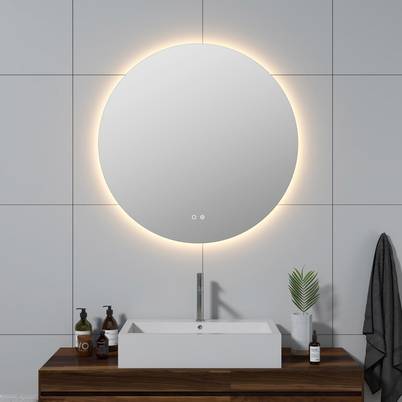 Cassiopeia Round Illuminated Vanity Mirror