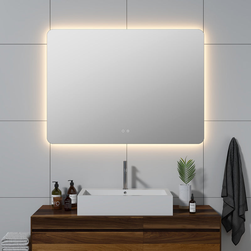 Cassiopeia Rounded Corners Illuminated Vanity Mirror