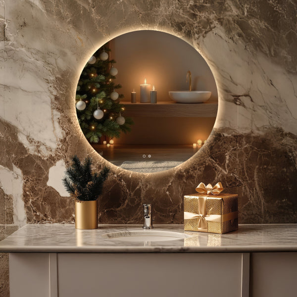 Cassiopeia Round Illuminated Vanity Mirror