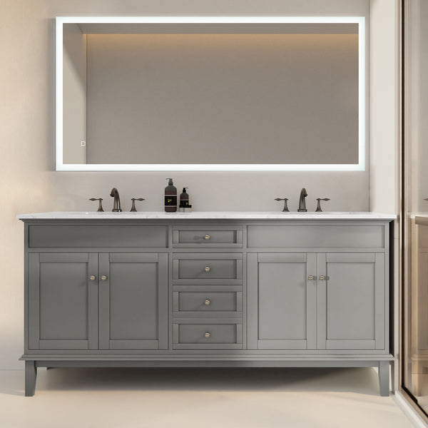 Laurant Double Bathroom Vanity- grey