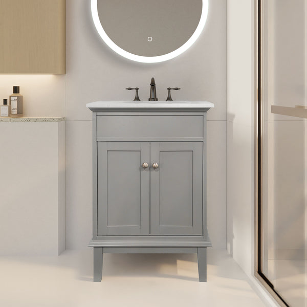 Laurant Single Bathroom Vanity- Grey