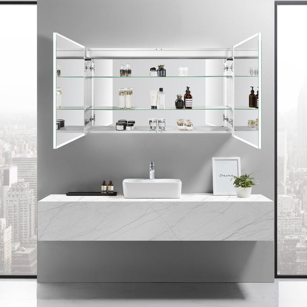 Cassini II Lighted Bathroom Vanity Mirror