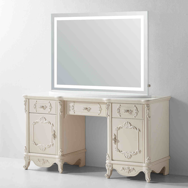 Lumen Lighted Tabletop Vanity Mirror - Modern Mirrors