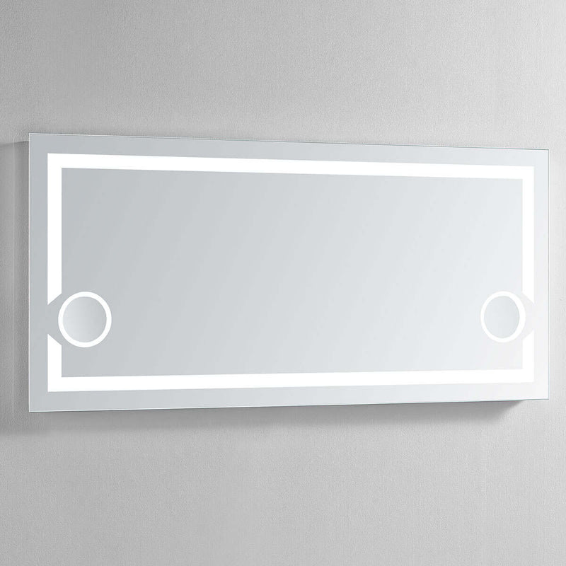 Gemini Lighted Bathroom Vanity Mirror - Modern Mirrors