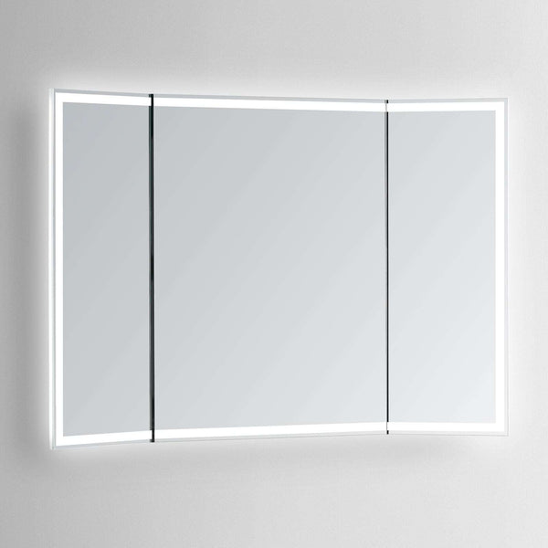 Stella Trifold Lighted Bathroom Vanity Mirror - Modern Mirrors