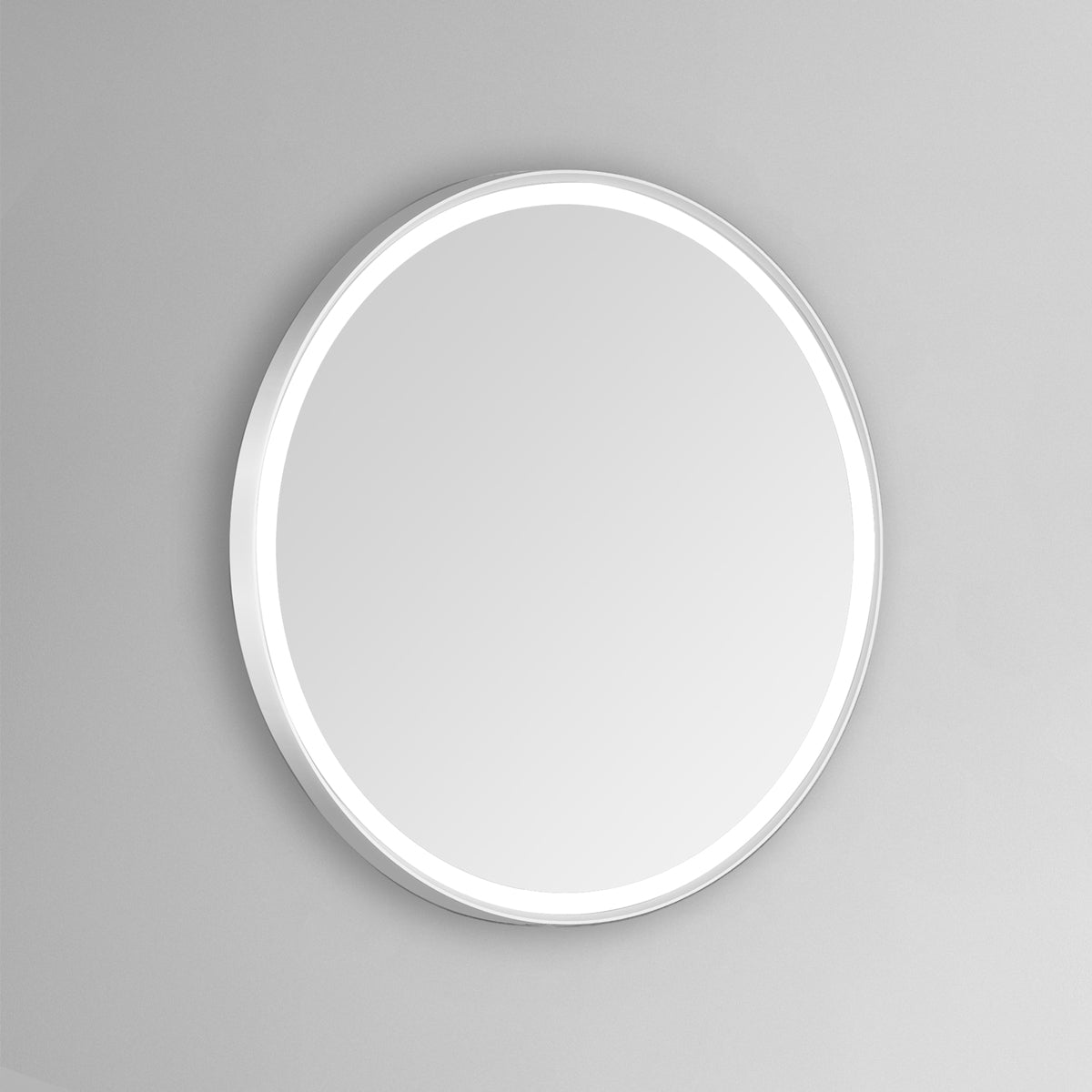 Sola Round Lighted Bathroom Vanity Mirror