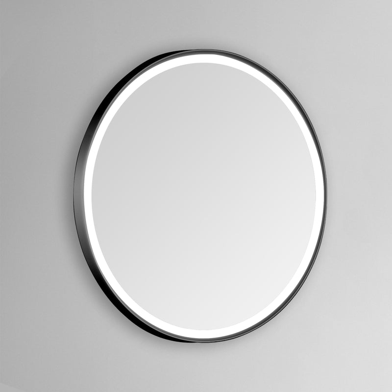 Sola Round Lighted Bathroom Vanity Mirror
