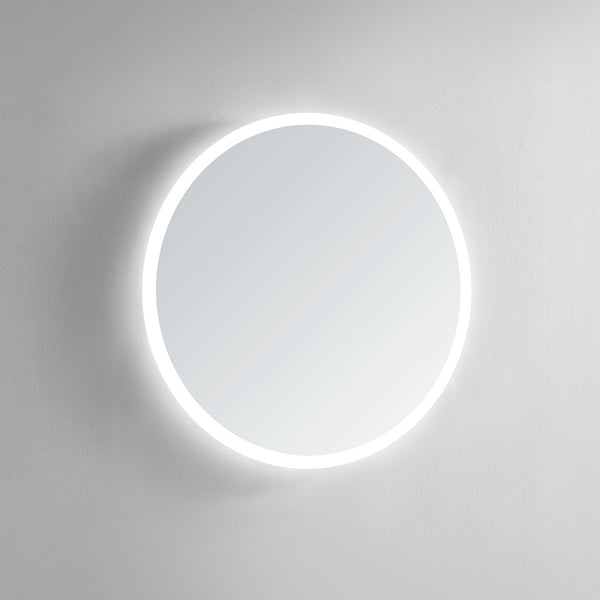 Luna Round Lighted Bathroom Vanity Mirror - Modern Mirrors