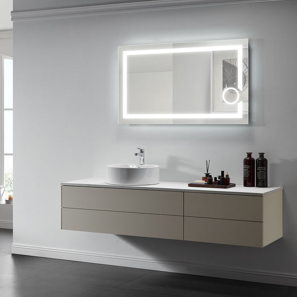 Iris Lighted Bathroom Vanity Mirror - Modern Mirrors