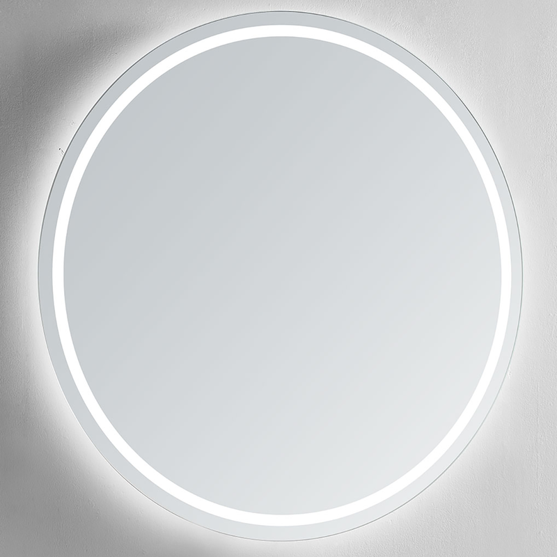 Corona Round Lighted Bathroom Vanity Mirror