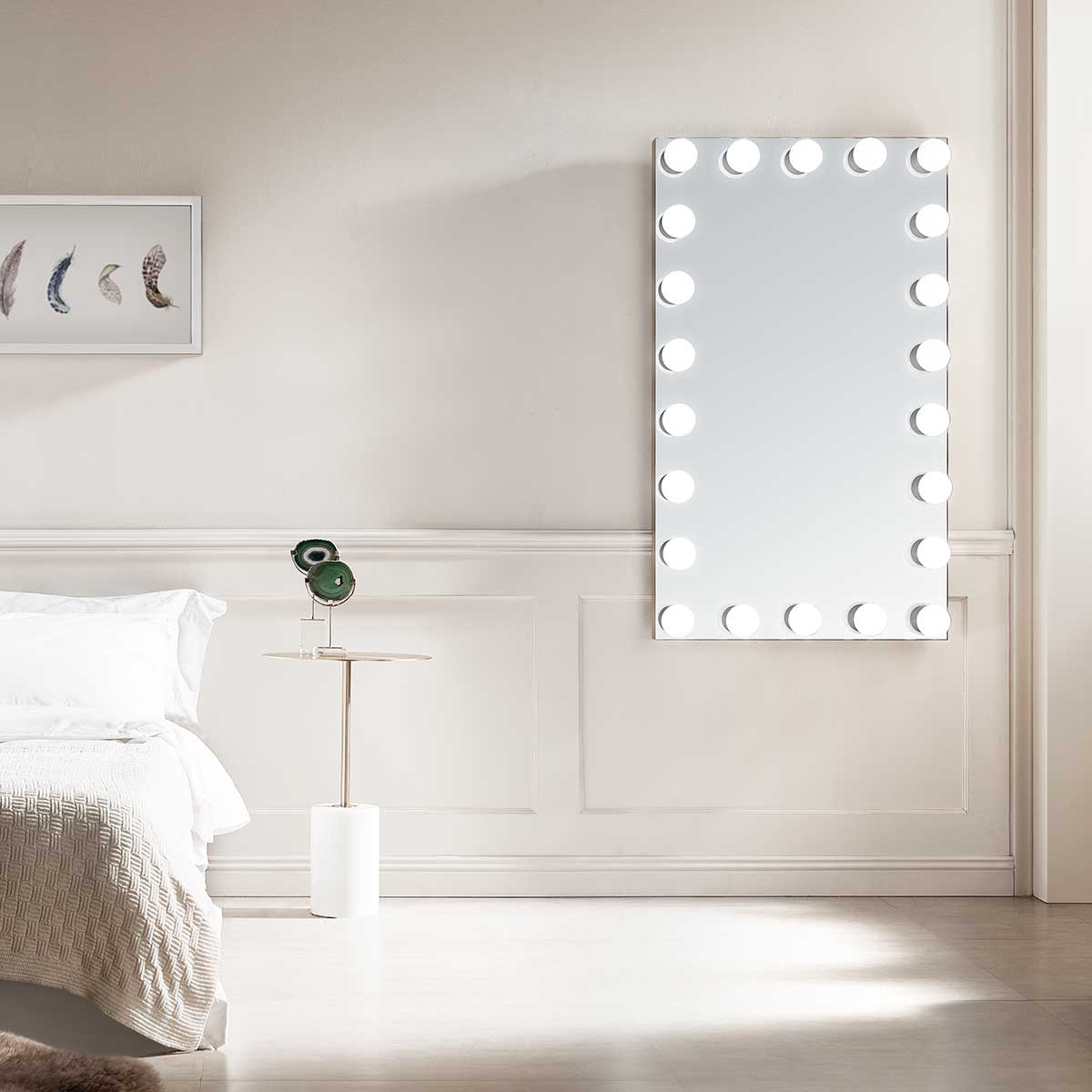 Galaxy 28 Lighted Hollywood Vanity Mirror | Modern Mirrors